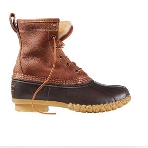 LL Bean 8” shearling lined Insulated boot